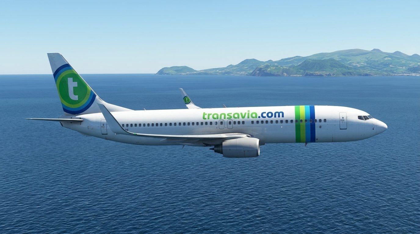 Transavia Schedules Brussels–Ponta Delgada Twice Weekly on Boeing 737-800 From March 31, 2027