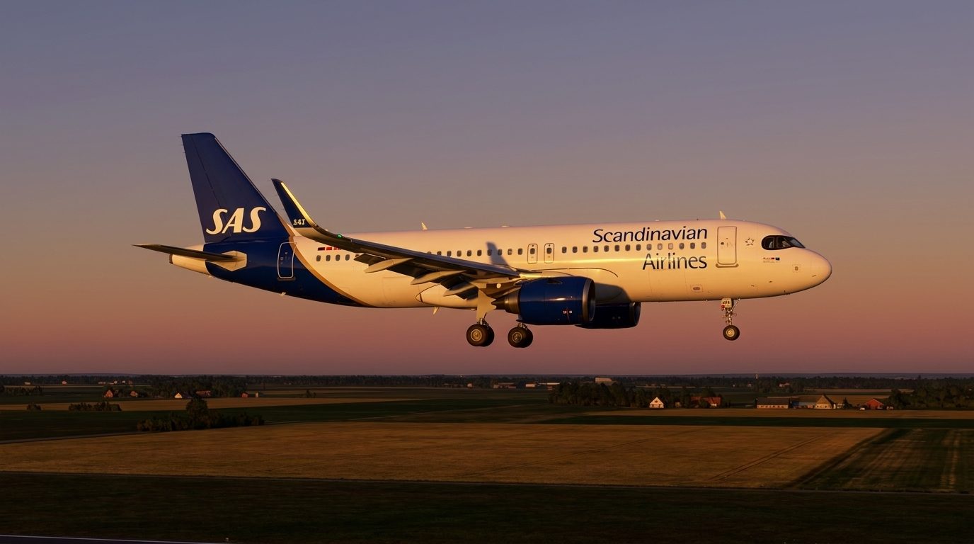 SAS A320neo EI-SCE Diverts Heathrow–Stockholm Flight SK528 to Billund After Cabin Smoke Smell