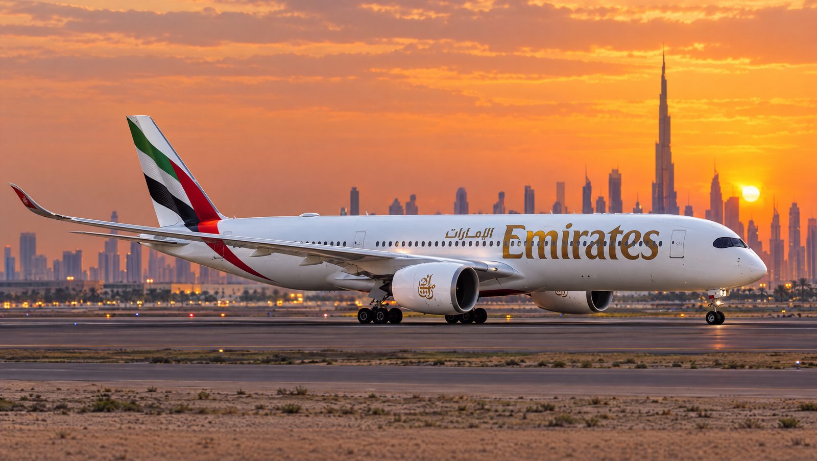 Emirates Puts the A350 on Eight More Dubai Routes, Including First U.S. Flights to Orlando