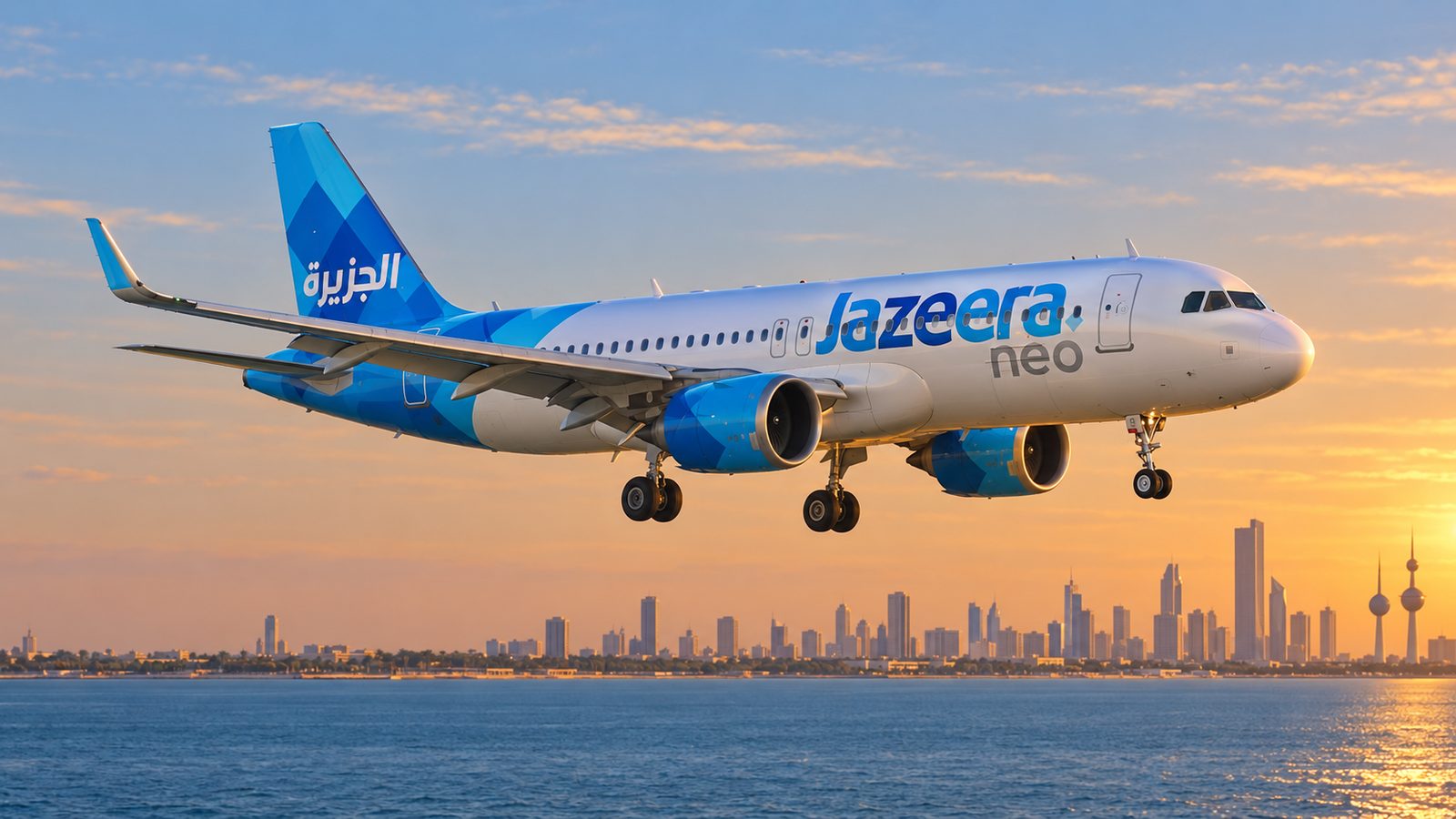 Jazeera Airways Takes Its First A320neo From a 26-Aircraft Airbus Order