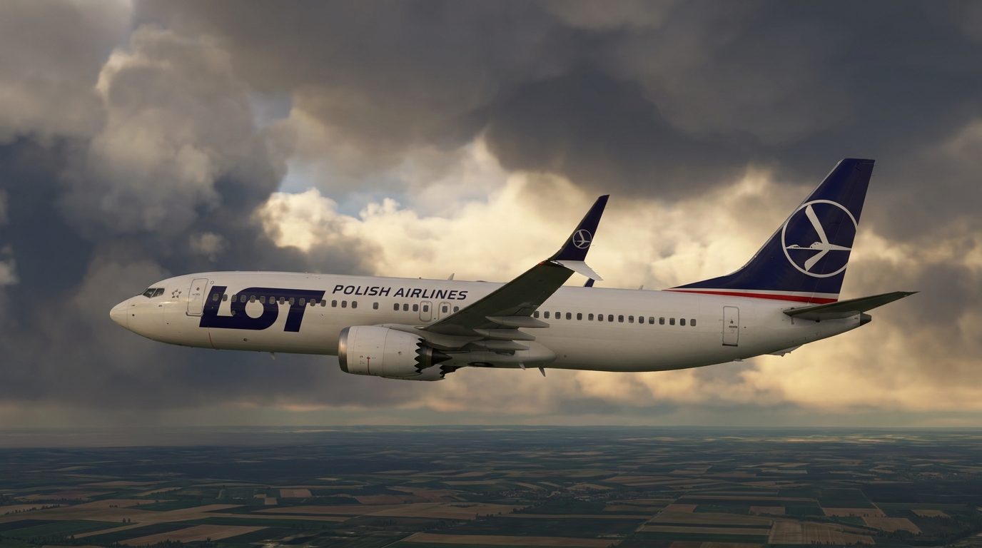 LOT Polish Airlines Starts Saturday Warsaw-Turin Ski Flights On Boeing 737 MAX 8 In January 2027