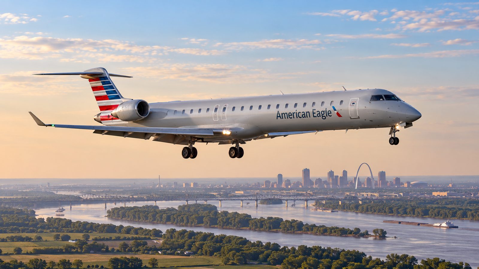 American Eagle CRJ900 Returns to St. Louis After Cabin Haze, and Passengers Evacuate Onto the Runway