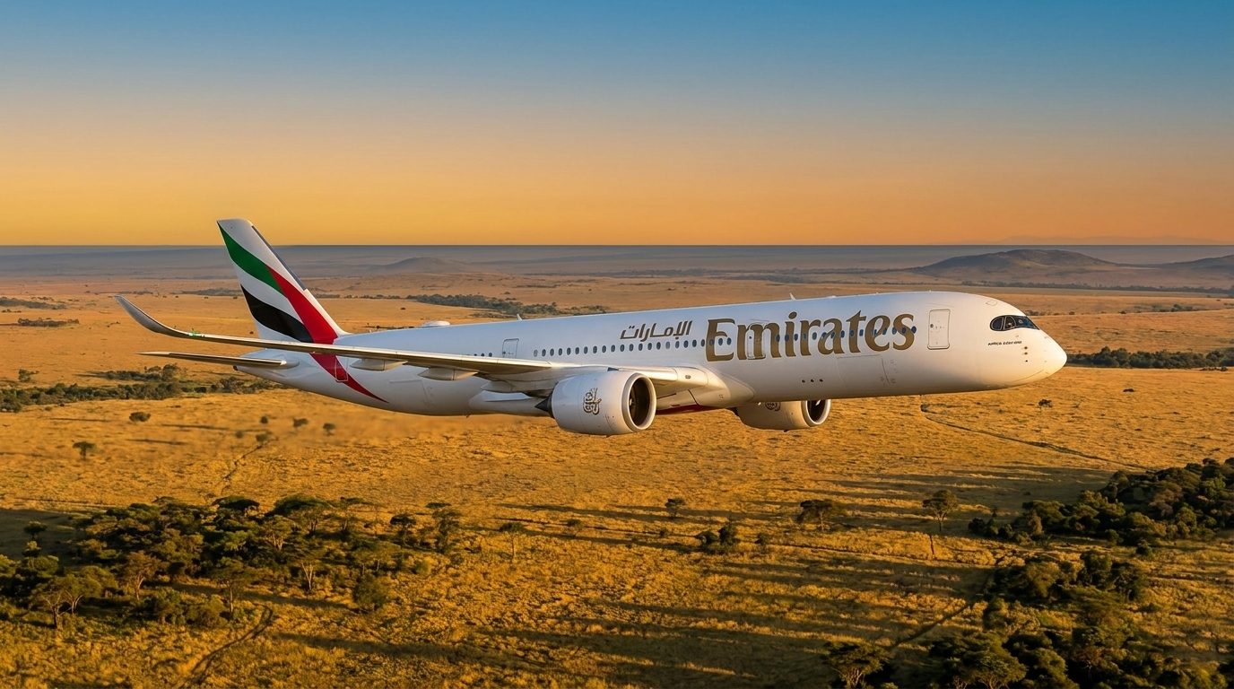 Emirates Puts Airbus A350 on Dubai–Nairobi Third Daily From October 25 With Premium Economy Debut in Kenya