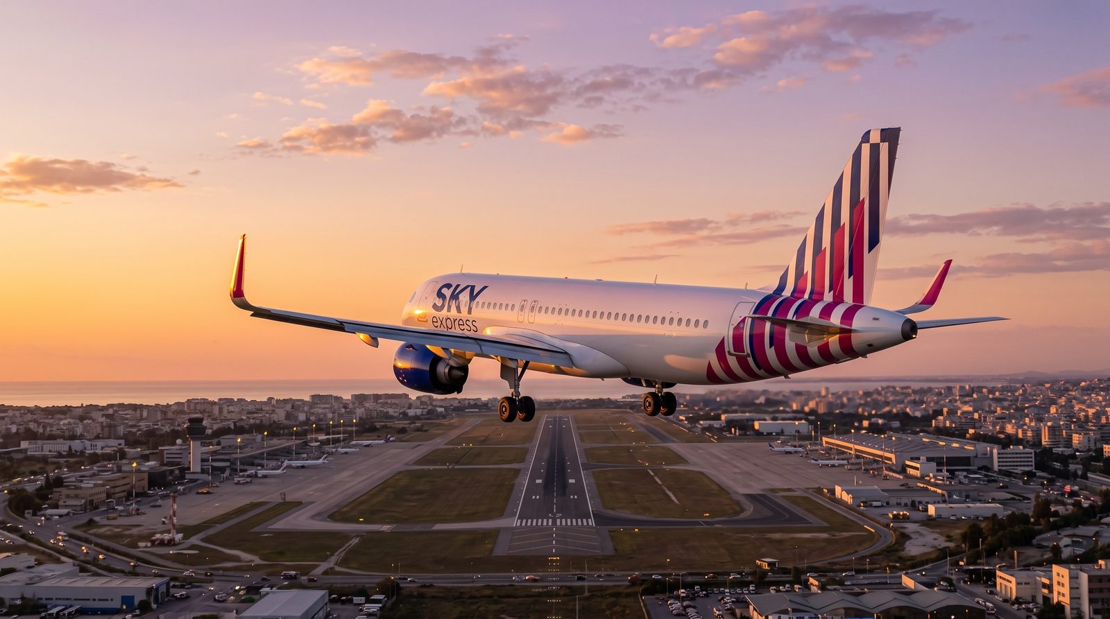 Sky Express Schedules Irakleion–Amsterdam Airbus A320neo Flights For Summer 2027