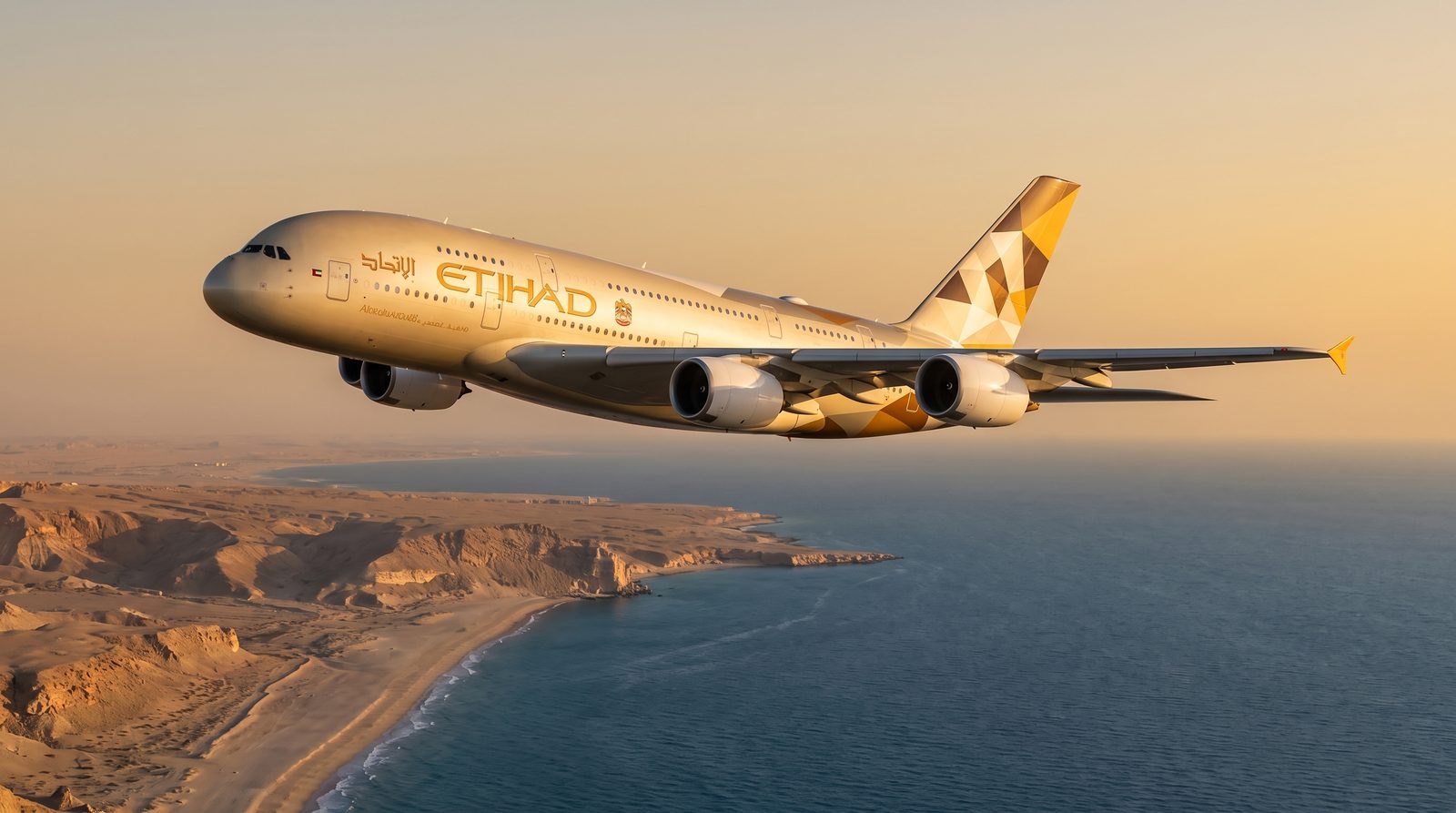 Etihad Returns Final Stored A380 to Abu Dhabi for Service