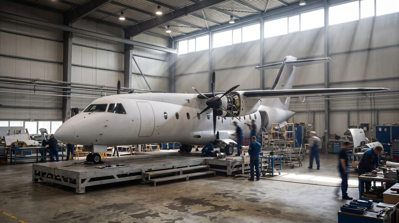 Deutsche Aircraft Opens Leipzig Final Assembly Line for D328eco Turboprop