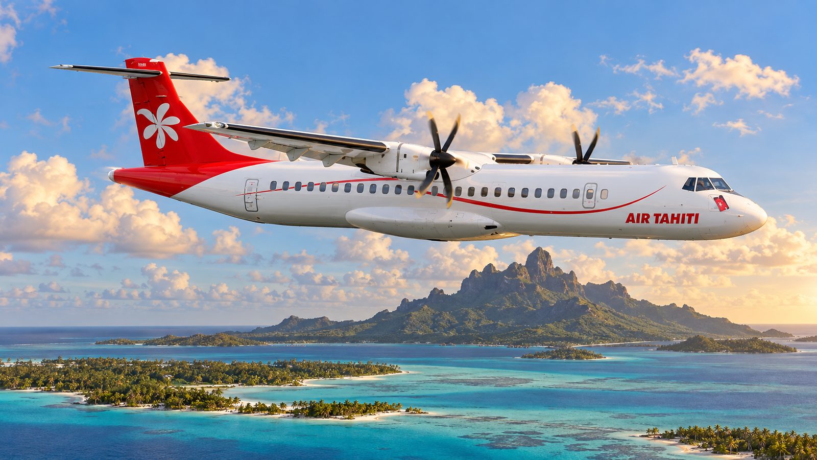 Air Tahiti Takes Delivery of a 26-Seat All-Business ATR 72-600 for Its New Signature Service to Bora Bora