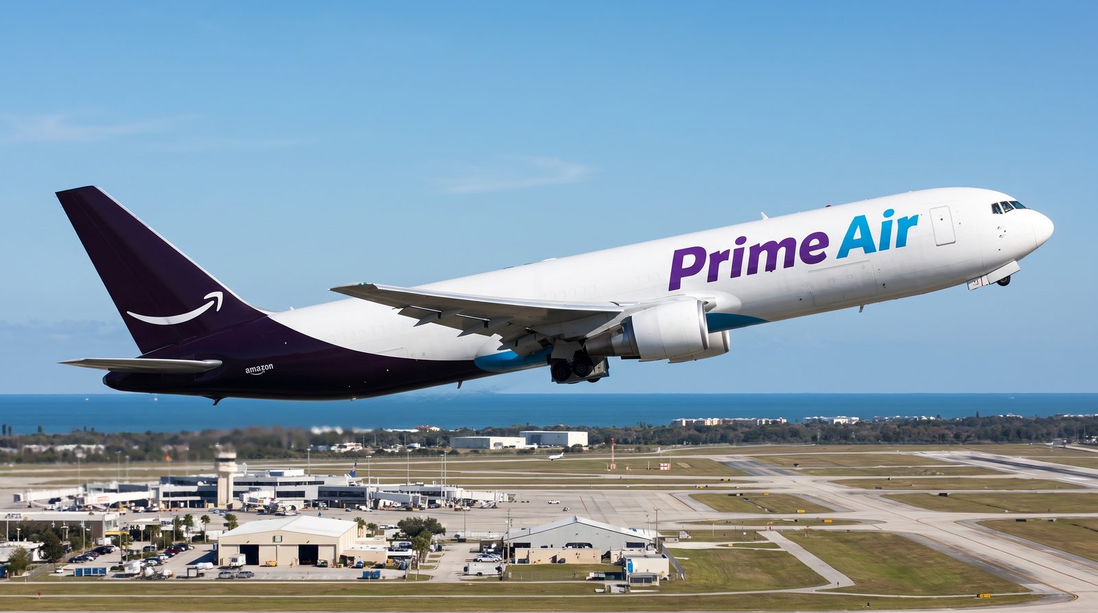 Amazon Prime Air Boeing 767 Reportedly Overruns Runway at Miami International Airport