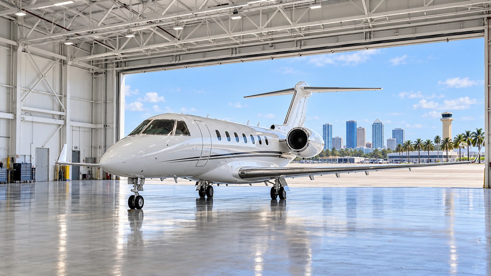 FlyUSA opens 50,000-square-foot hangar at Tampa International Airport