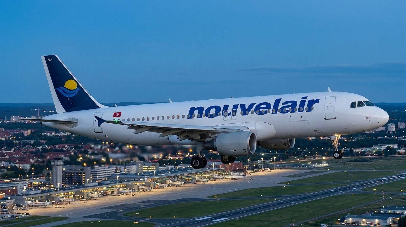 Nouvelair Plans Tunis–Hamburg Twice Weekly on Airbus A320 From April 2027