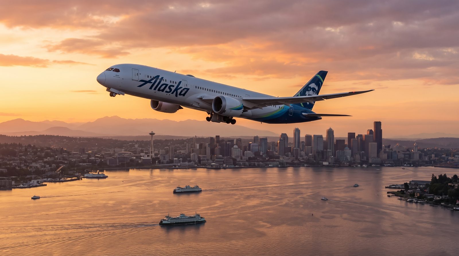 Alaska Airlines Builds Seattle Intercontinental Network With Boeing 787-9 Against Delta