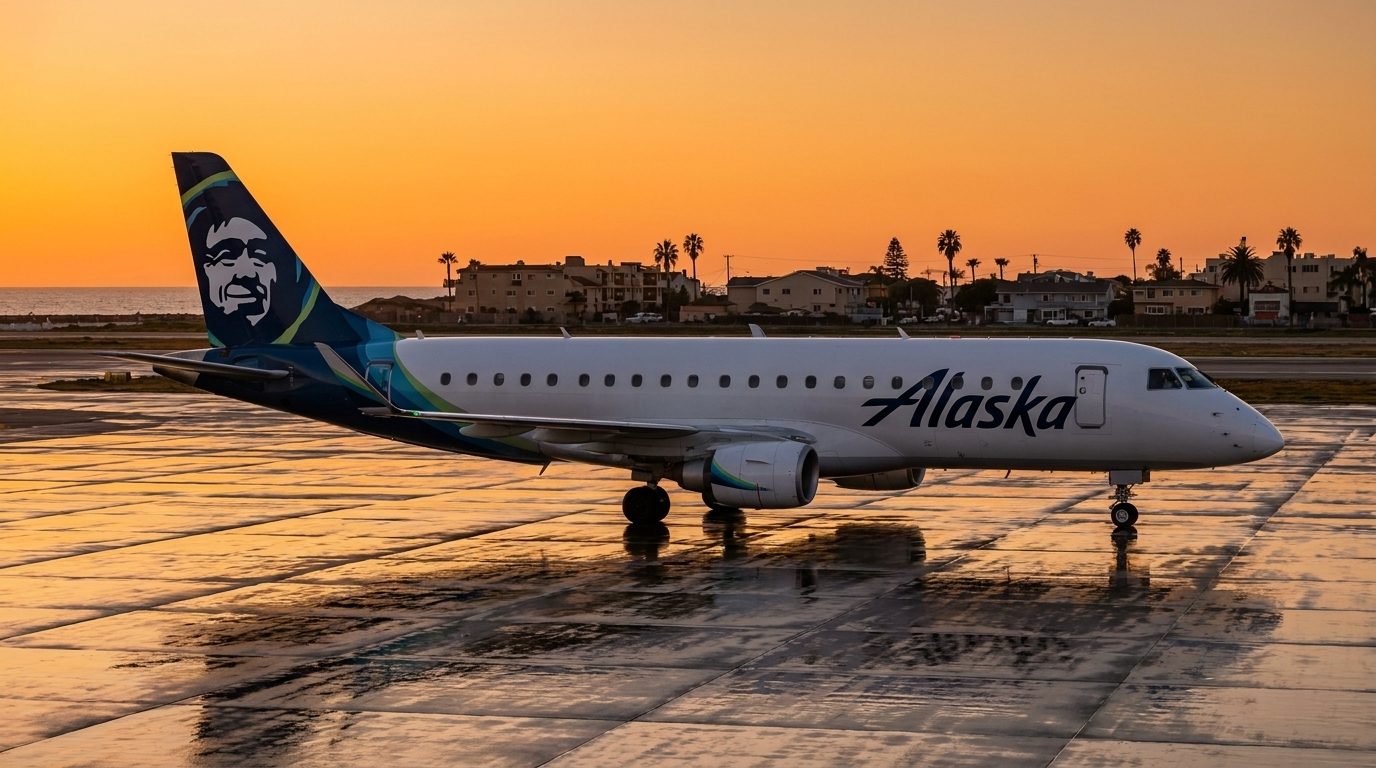 Alaska Airlines Adds San Diego-Loreto As 50th Nonstop From December 19 On Embraer E175
