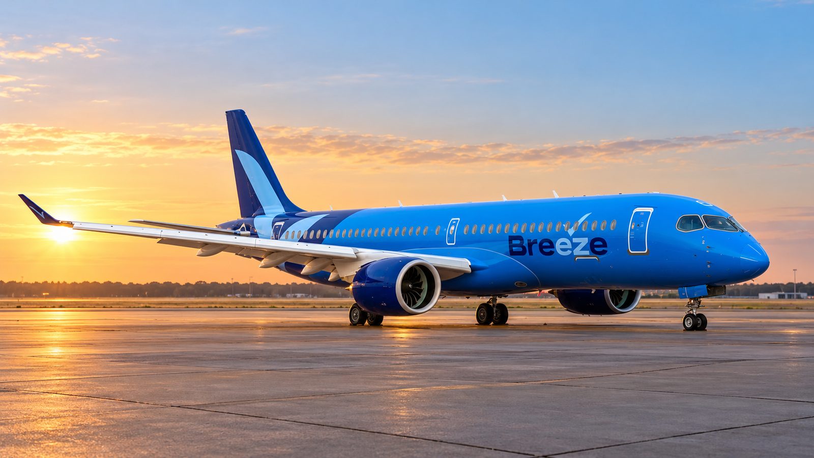 Breeze Airways Restores Louisville–New Orleans Flights on Airbus A220-300