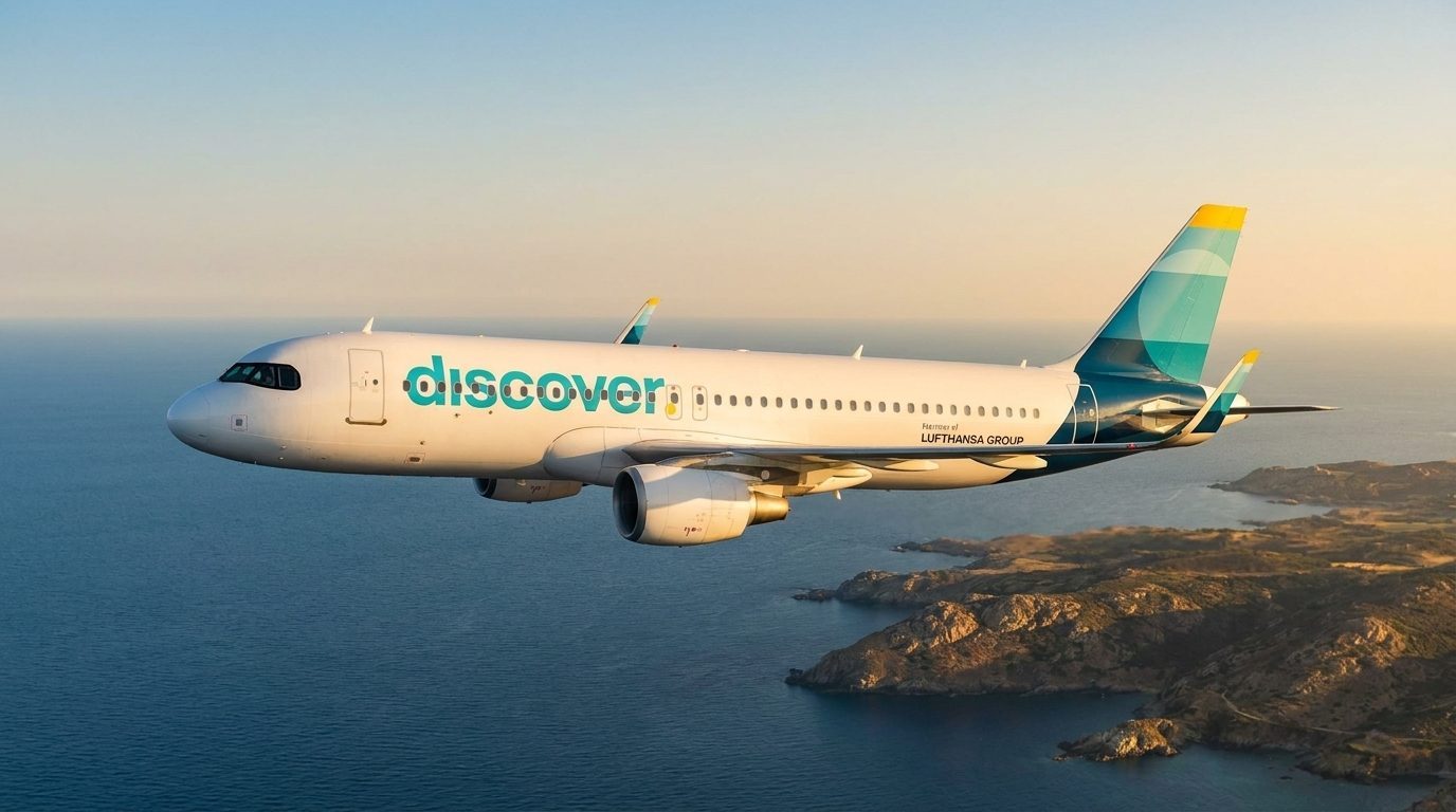 Discover Airlines Schedules Munich–Alghero Twice Weekly on Airbus A320 From June 4, 2027