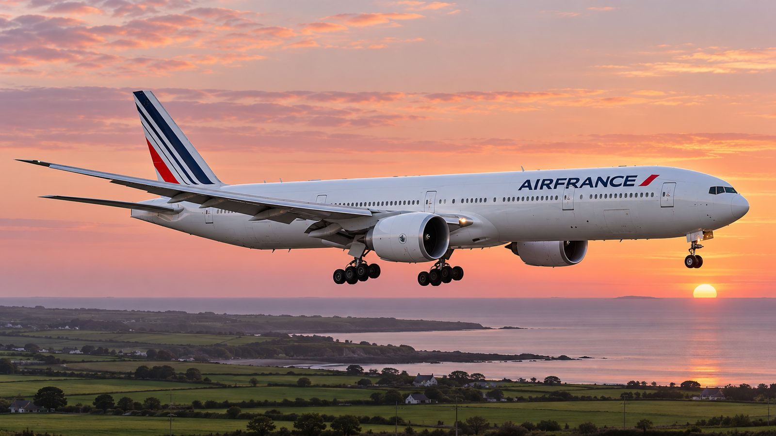 Air France 777-300ER Diverts Houston–Paris Flight AF99 to Dublin After a Passenger Falls Ill