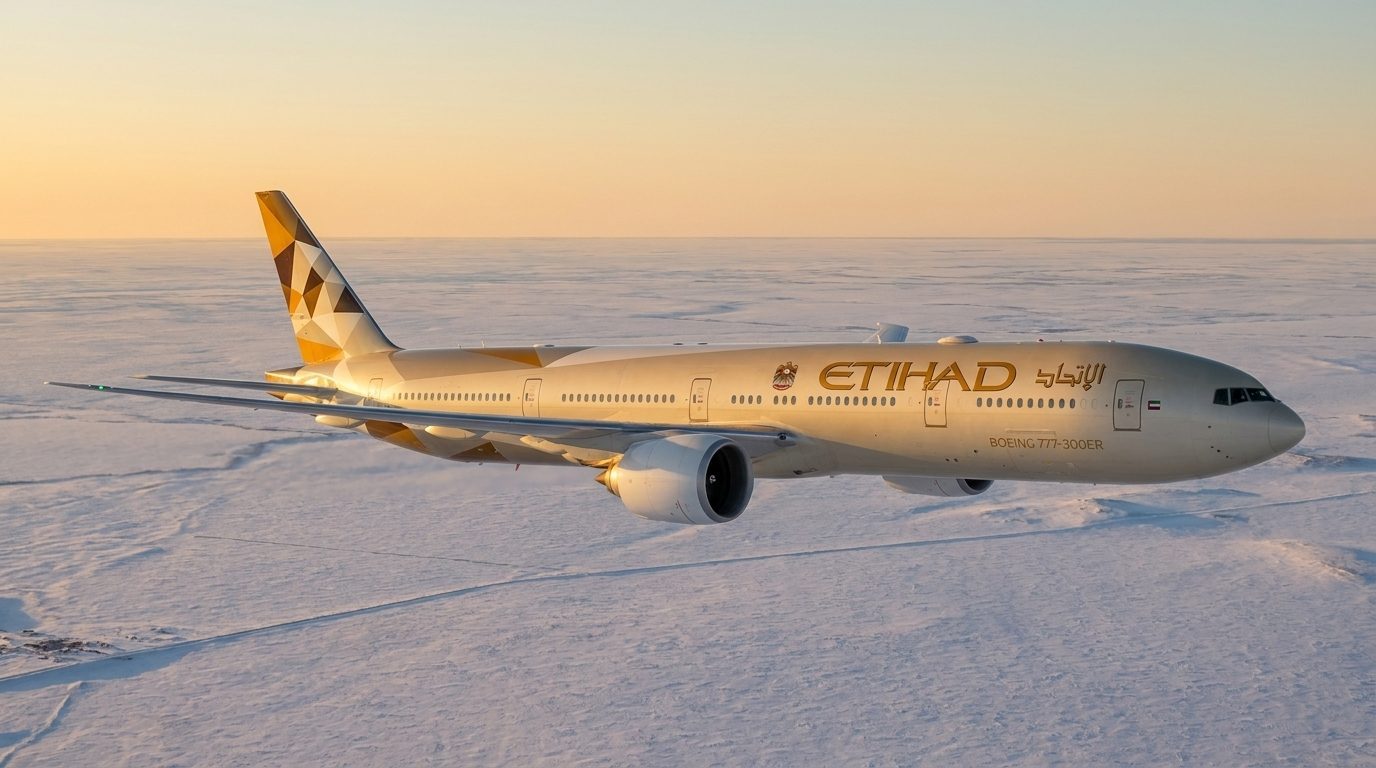 Etihad Shifts Abu Dhabi–Moscow Mix to 777-300ER, A350-1000 and 787 for Winter 2026/27
