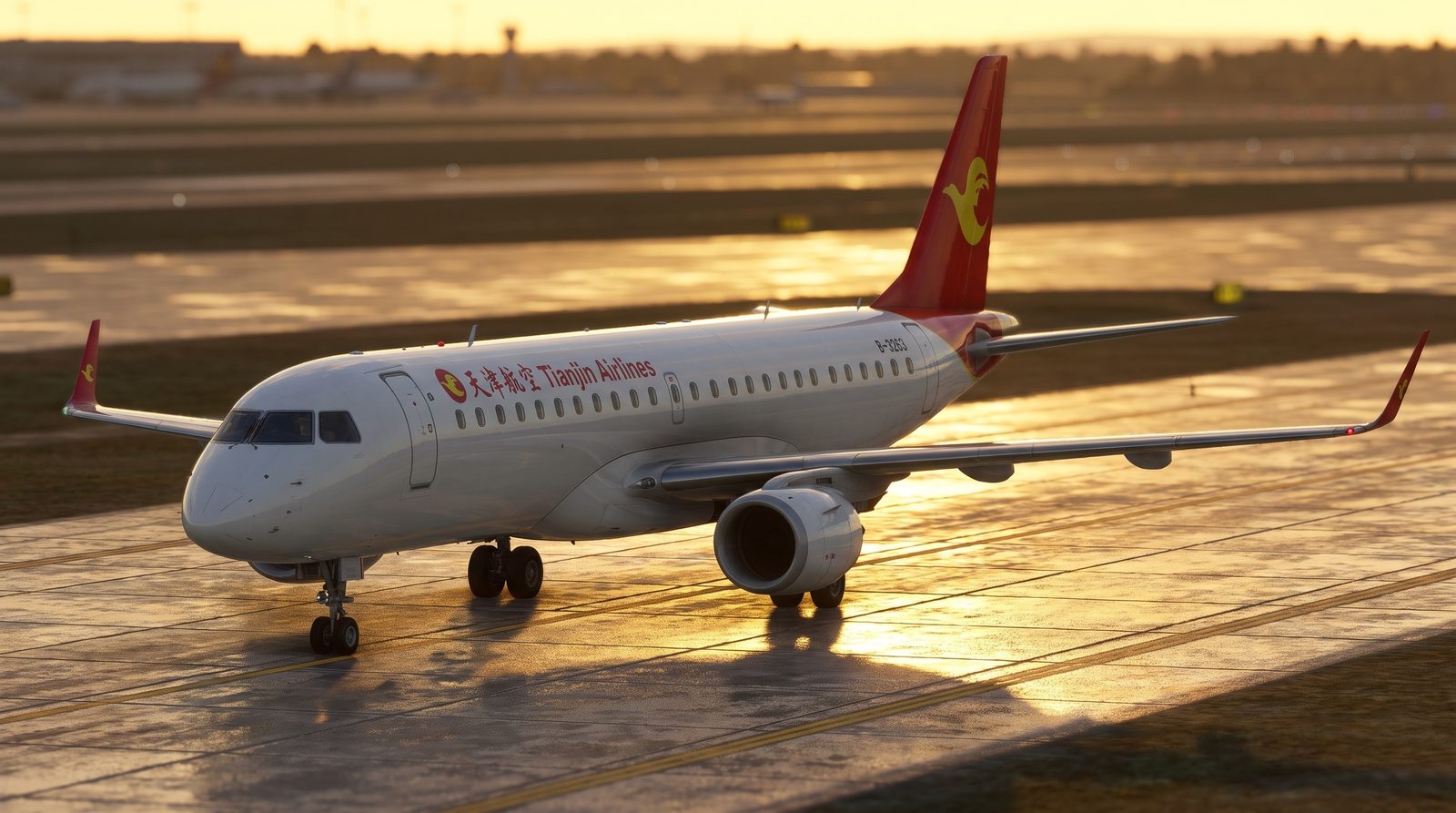 Tianjin Airlines Puts One-Time E195 On Osaka Kansai