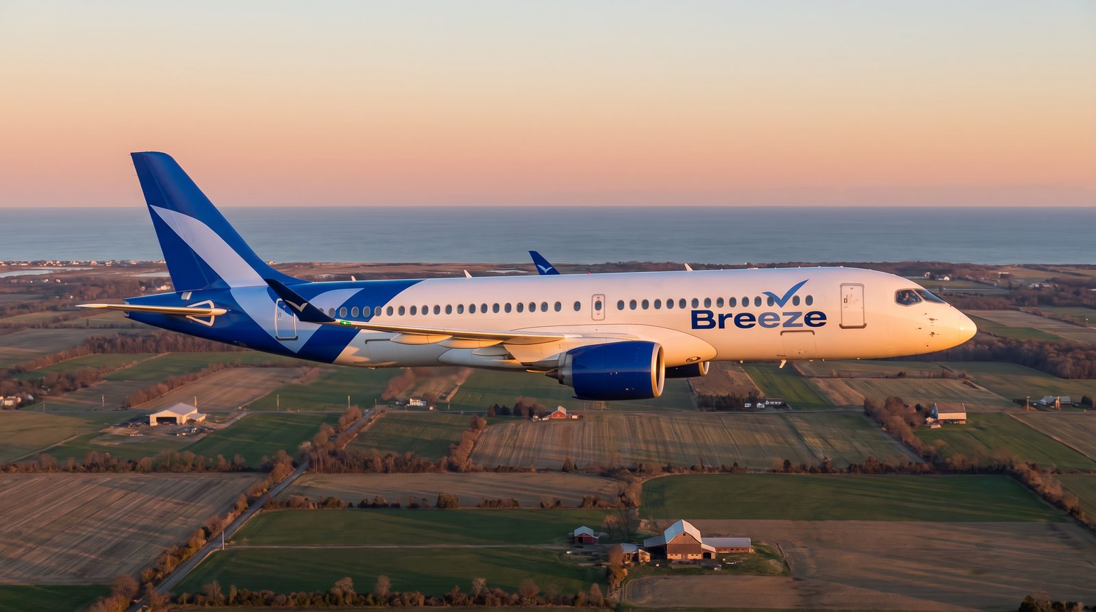 Breeze Launches First Trenton–Charleston Flights On Airbus A220