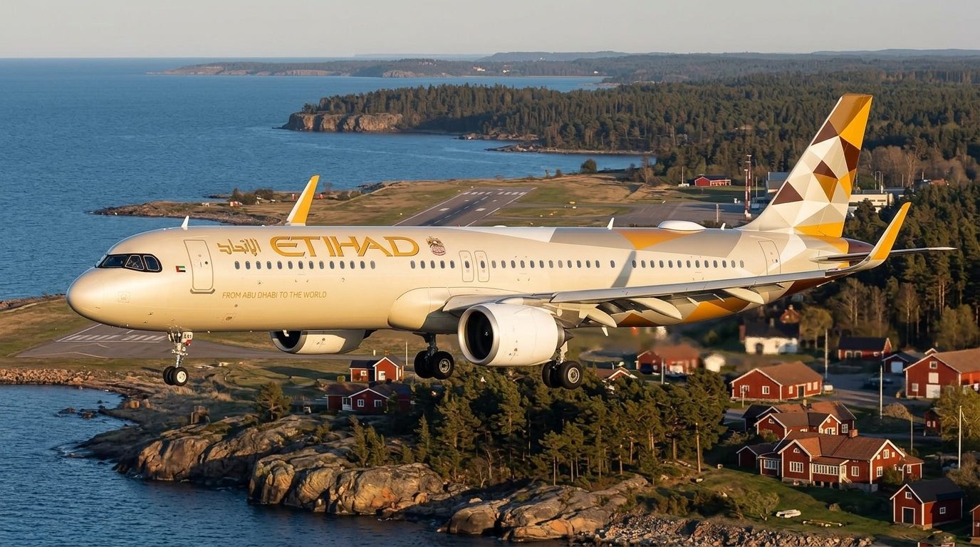 Etihad Makes Gothenburg-Abu Dhabi Year-Round On A321LR