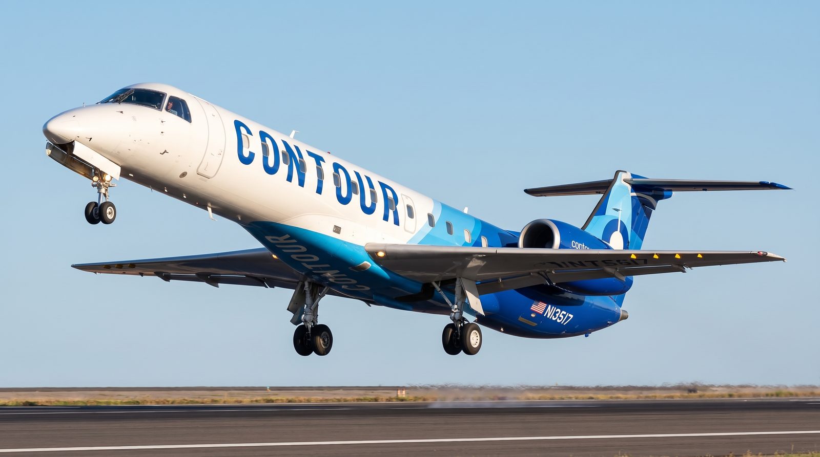 Contour Adds Muscle Shoals–Dallas/Fort Worth Flights on Embraer ERJ-135
