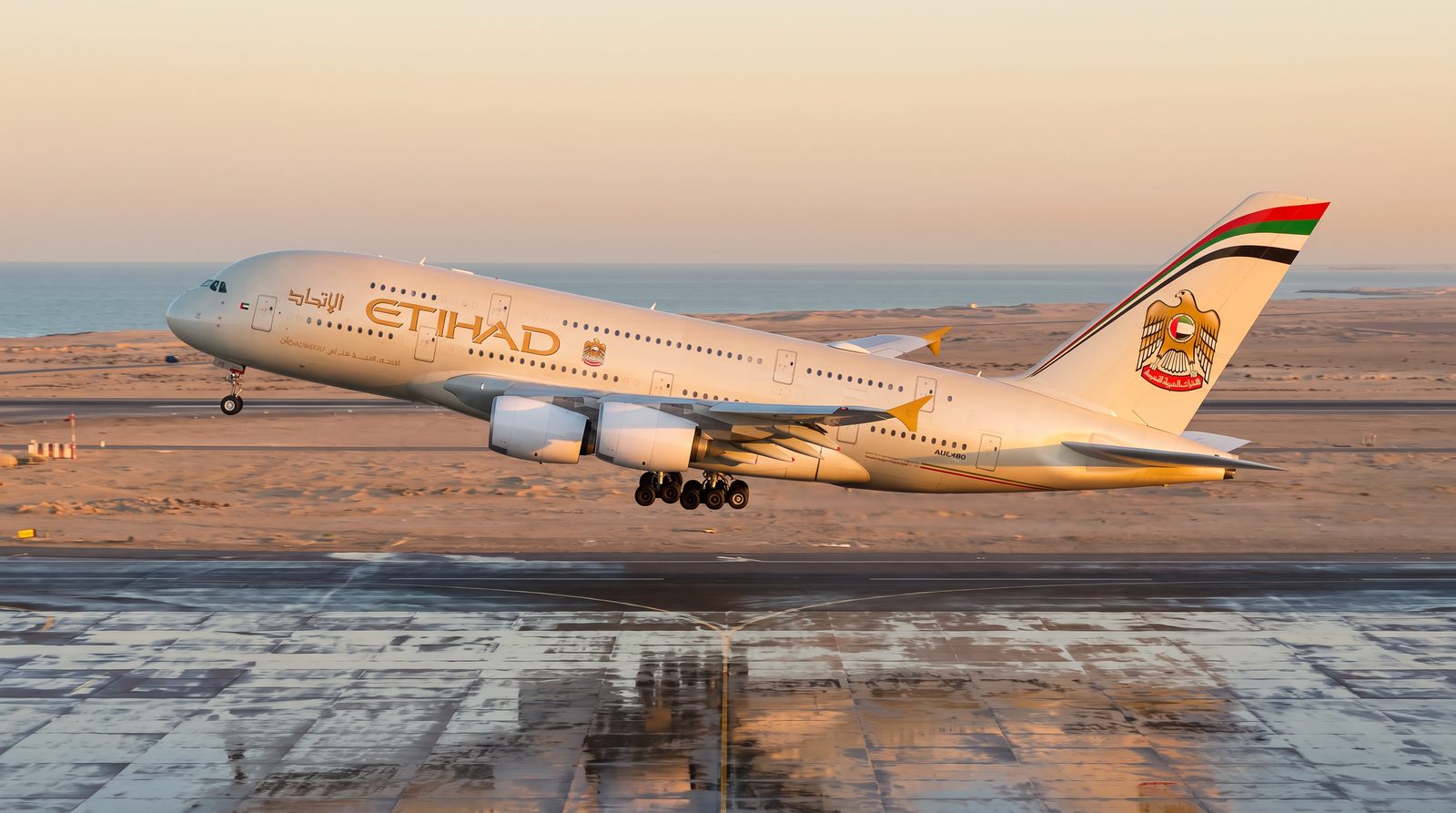 Etihad’s Last Stored Airbus A380 Leaves France For Abu Dhabi After 6.5 Years