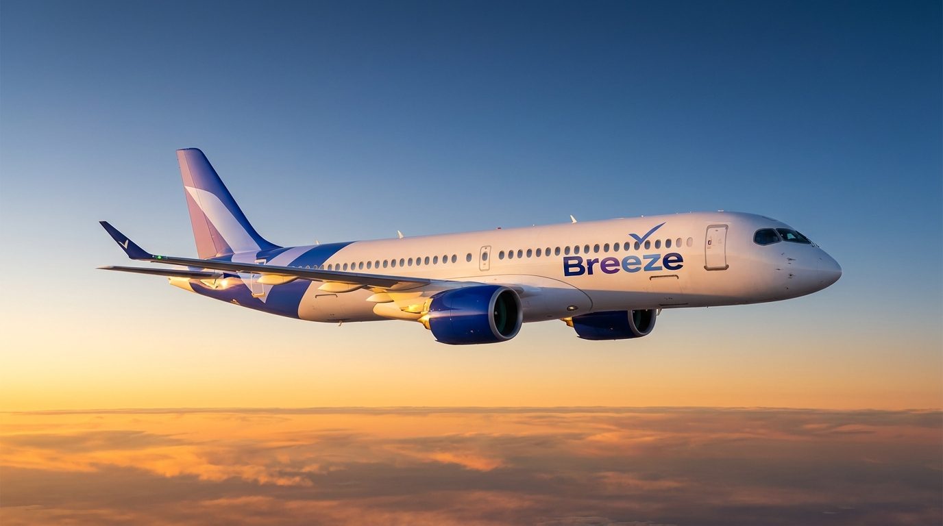 Breeze Airways Takes Delivery Of Airbus A220-300 From Jackson Square Aviation