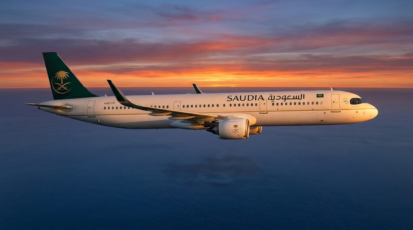 Saudia Advances Jeddah–Manchester Boost to 10 Weekly With A321XLR From November 1