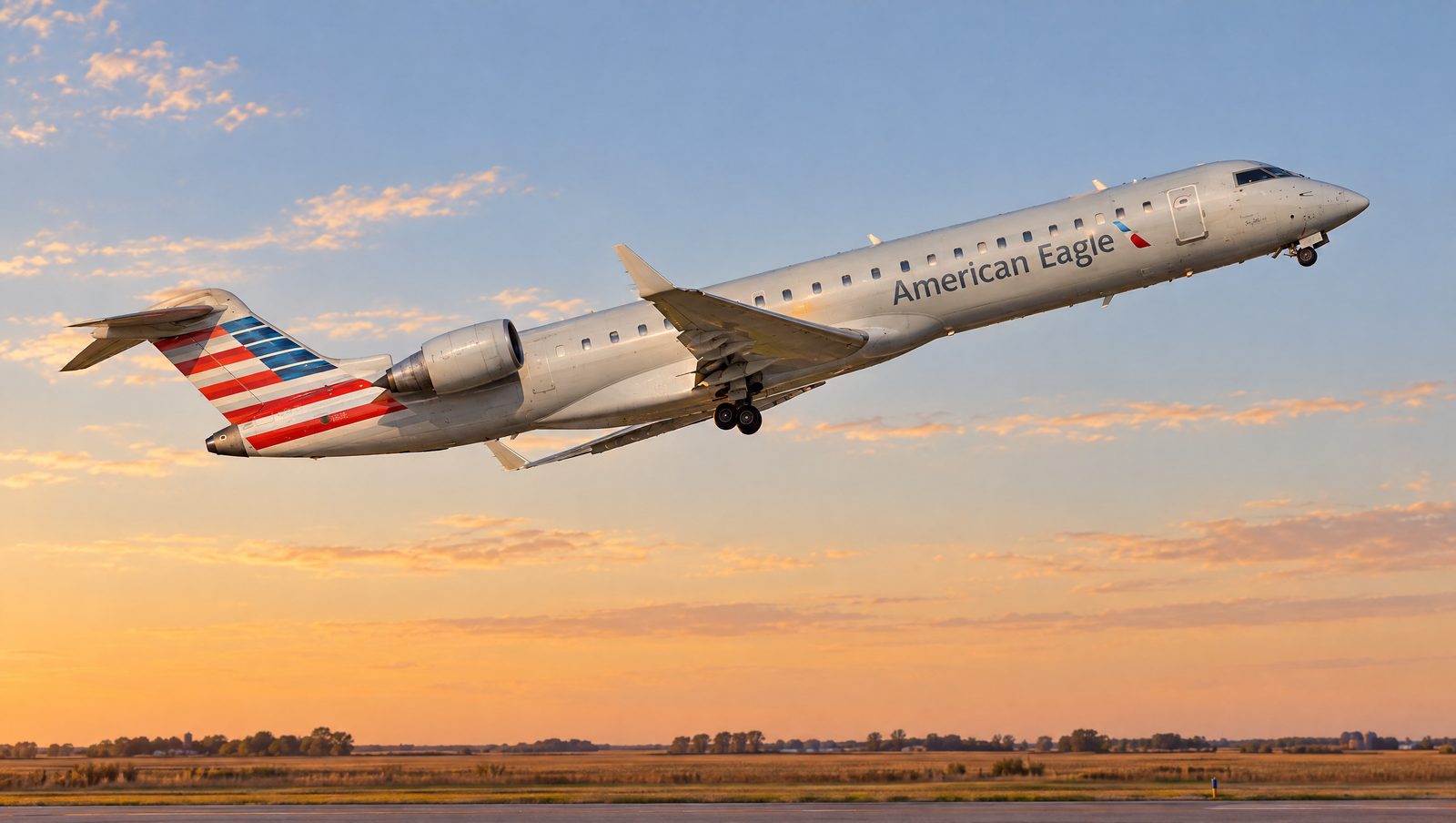 American Swaps South Bend–Chicago Landline Buses for CRJ700 Jets