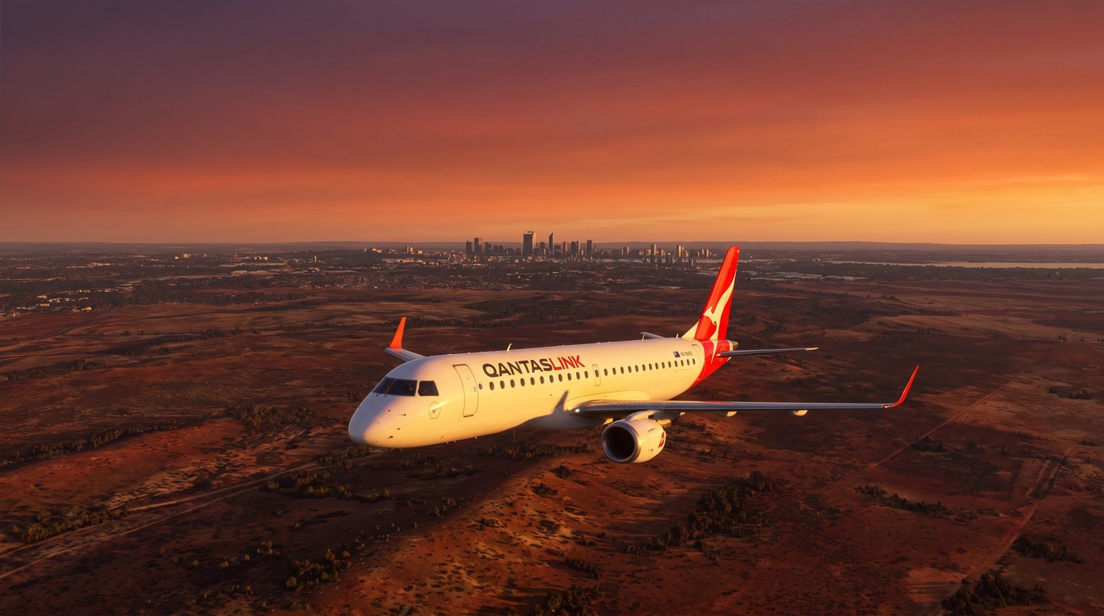 QantasLink Network Aviation Inducts First Embraer E190 In Perth For F100 Replacement