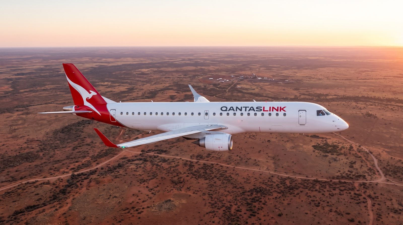 QantasLink Network Aviation Inducts First Embraer E190 In Perth Fleet Renewal