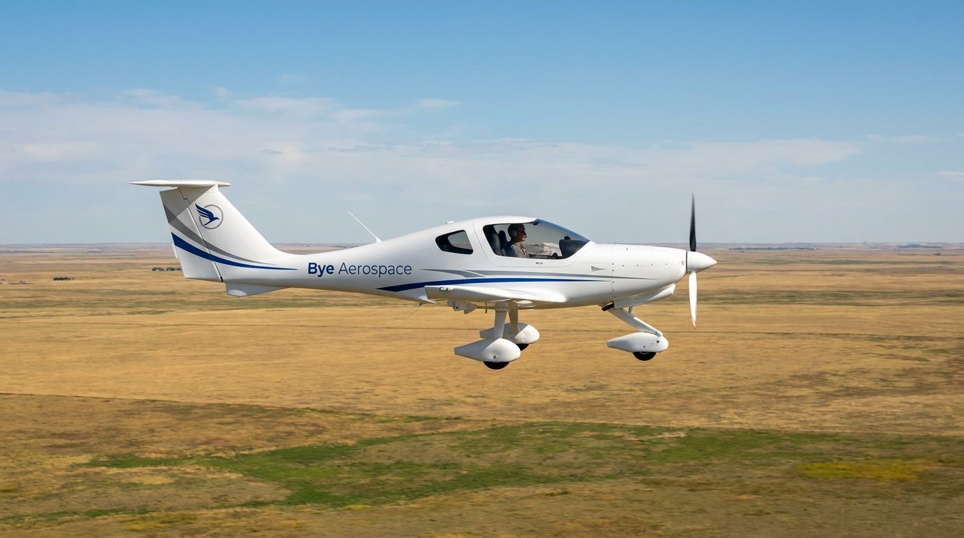 Bye Aerospace Completes First Flight of All-Electric eFlyer 2 Trainer at Centennial